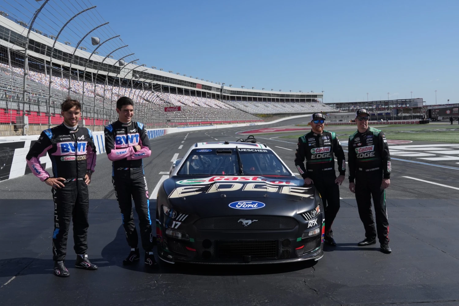 Ocon et Gasly ont testé une voiture de Nascar avant le Grand Prix de Miami