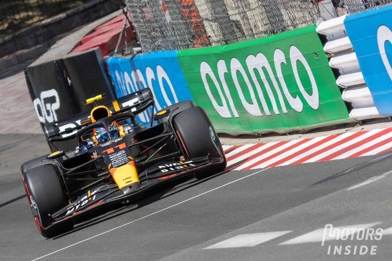 Sergio Pérez s&rsquo;excuse après son crash en Q1 à Monaco