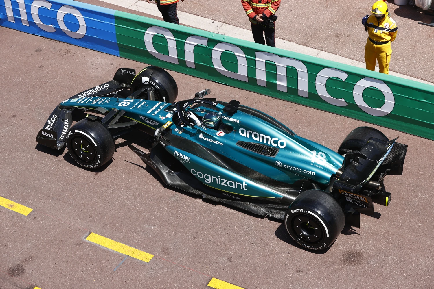 Aston Martin est arrivé en principauté avec ses premières améliorations