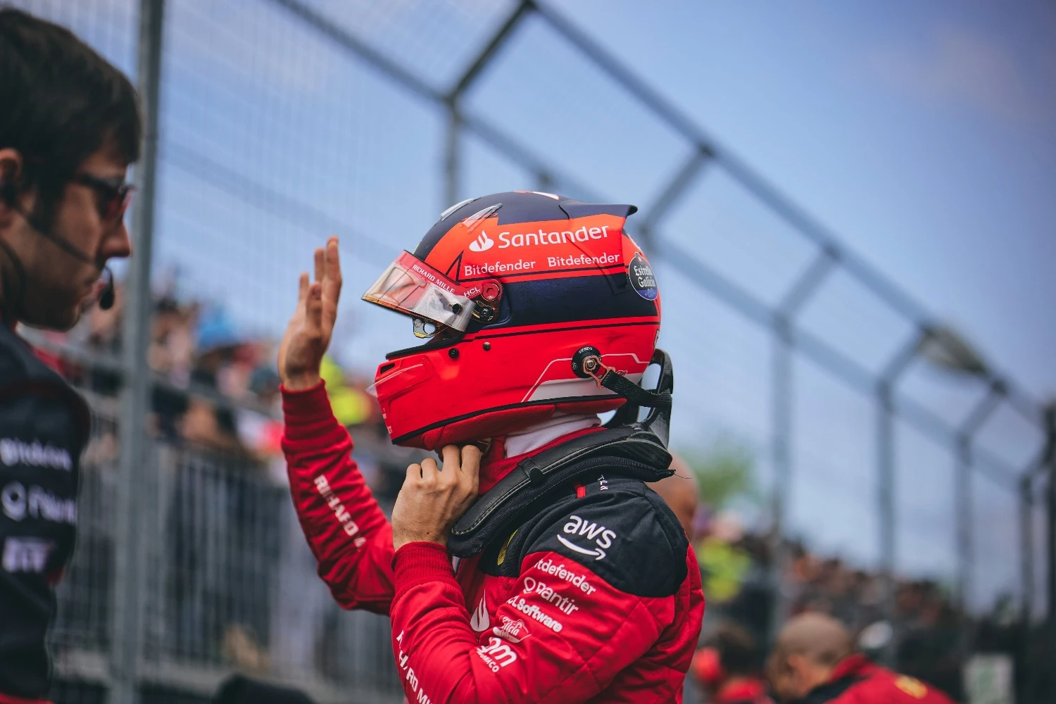 Leclerc quitte le Canada avec le sourire
