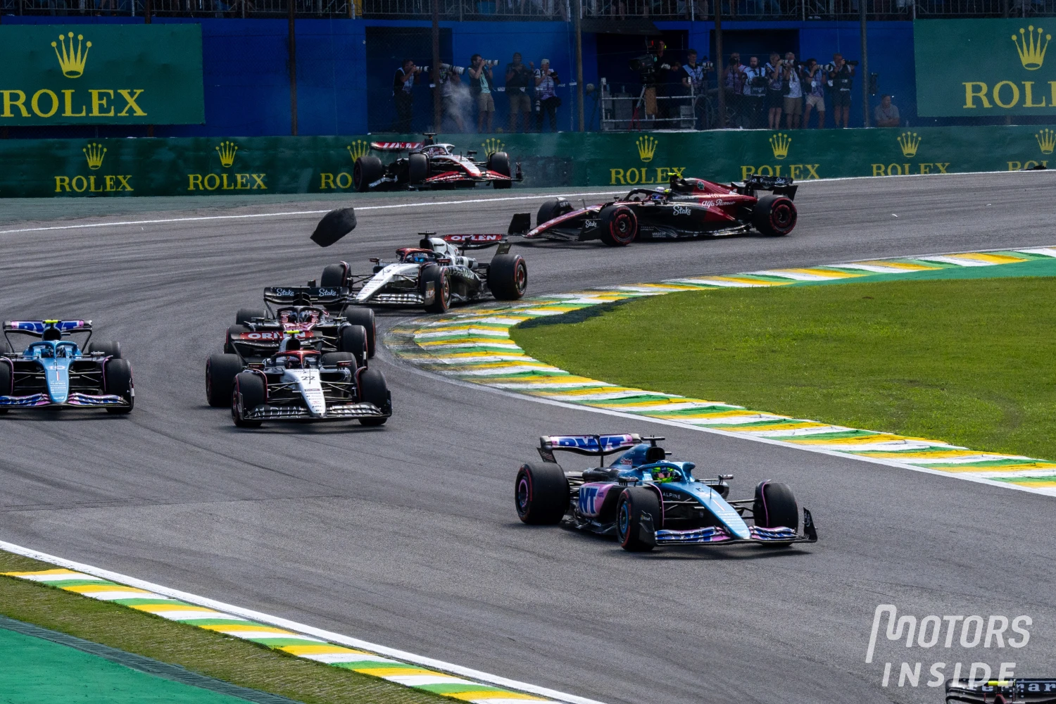 Les explications du tour de retard de Ricciardo et Piastri au redépart du Grand Prix de São Paulo