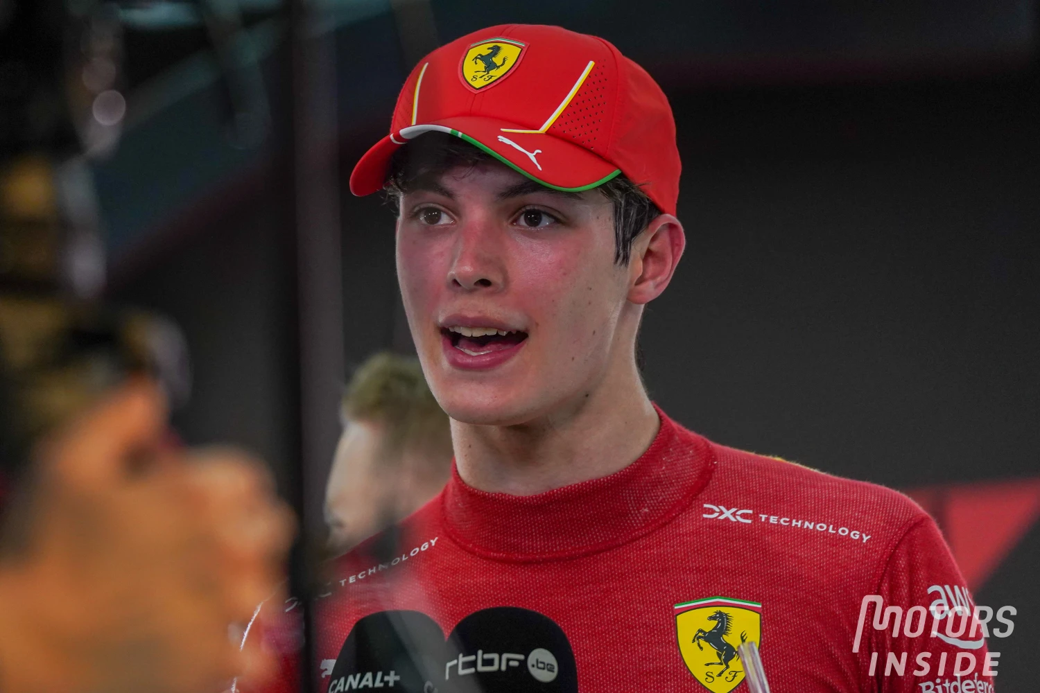 Oliver Bearman en piste pour Ferrari à Fiorano