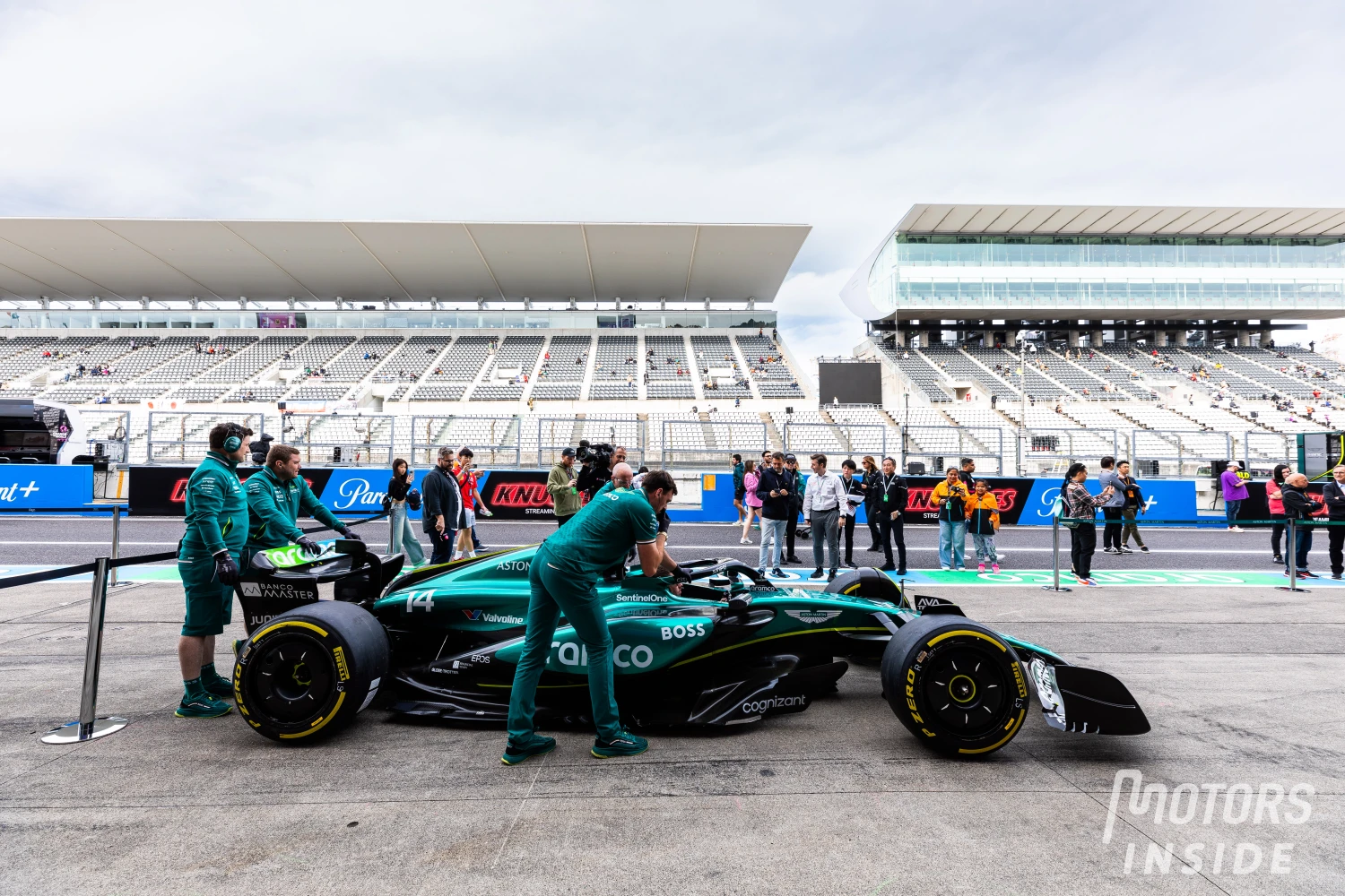 Aston Martin fait évoluer ses pontons à Suzuka
