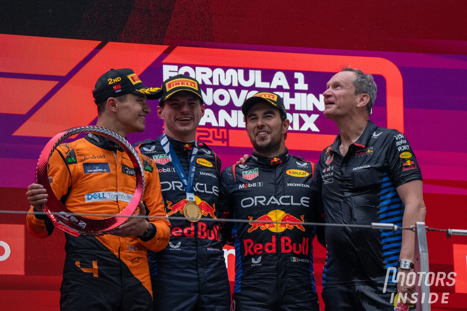 Grand Prix de Chine : Max Verstappen à nouveau impérial, Lando Norris solide deuxième devant Sergio Perez