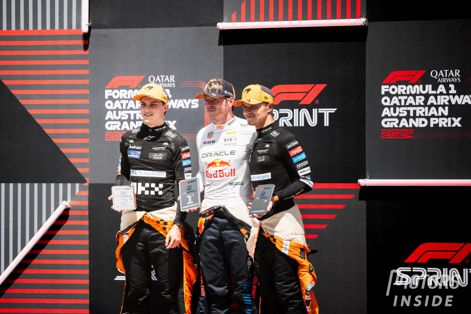 Grand Prix d&rsquo;Autriche – Course Sprint : Verstappen victorieux, McLaren si près… et pourtant si loin