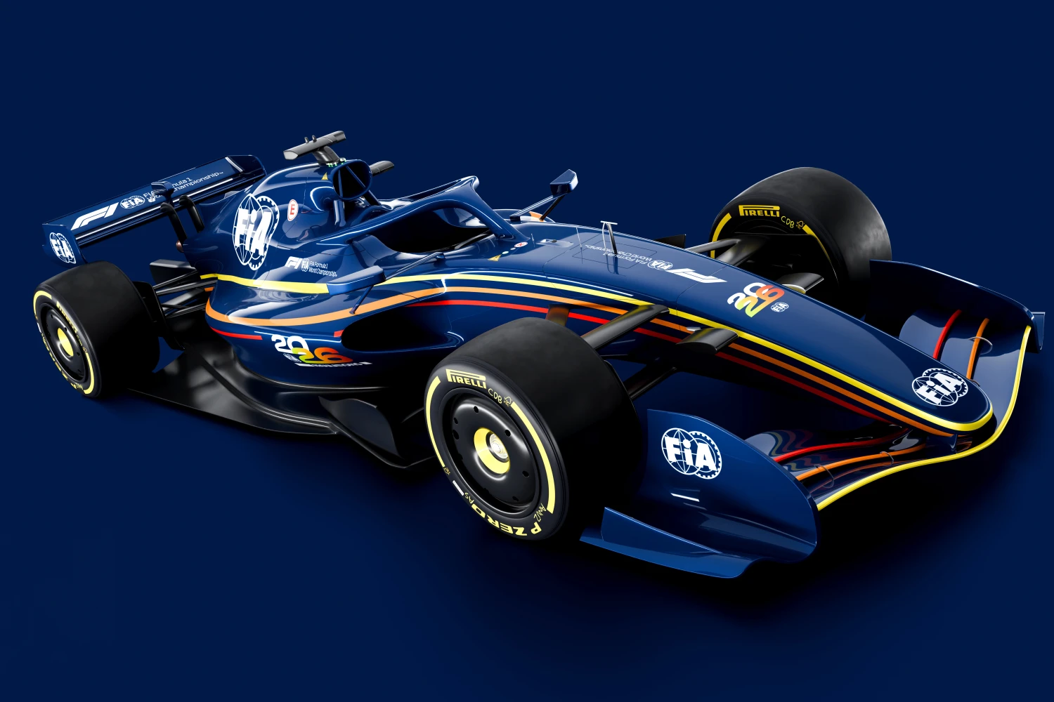 La FIA dévoile les images des F1 au look de la règlementation 2026