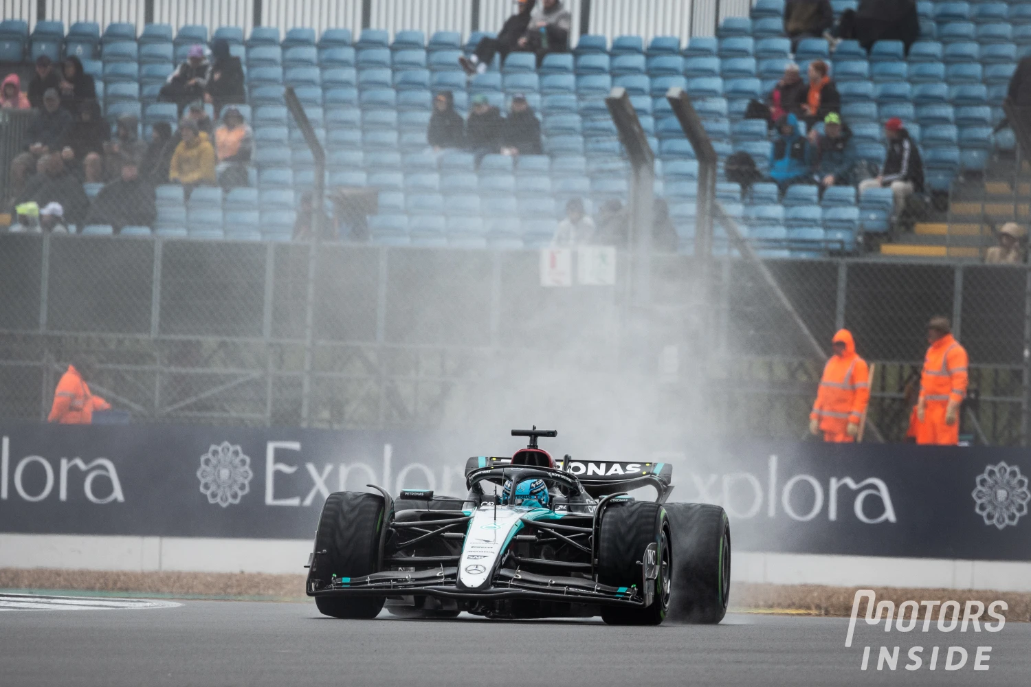 Parti en pole position, George Russell abandonne à domicile