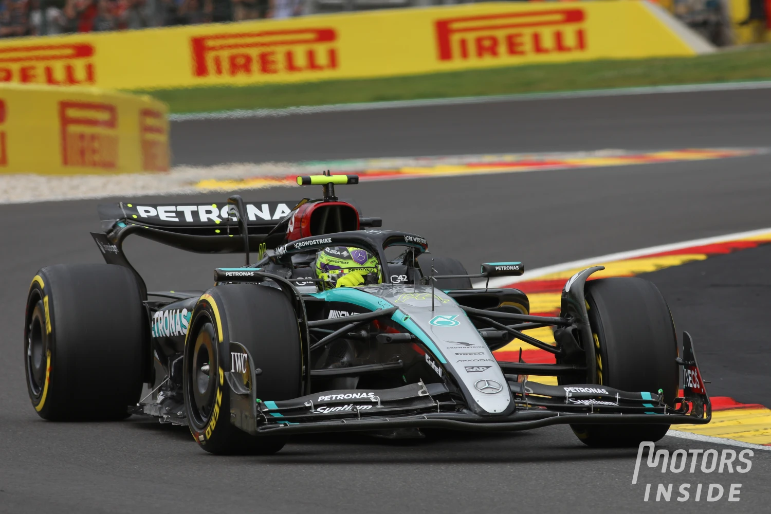 Lewis Hamilton déçu de sa stratégie à Spa : « Je leur ai dit que mes pneus étaient bons »