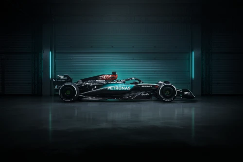 Les photos de la livrée de la Mercedes à Singapour