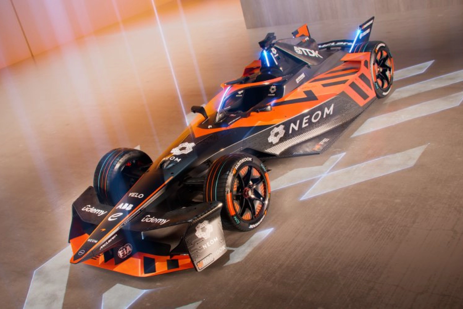 Une livrée orange papaye et noire pour McLaren en Formule E