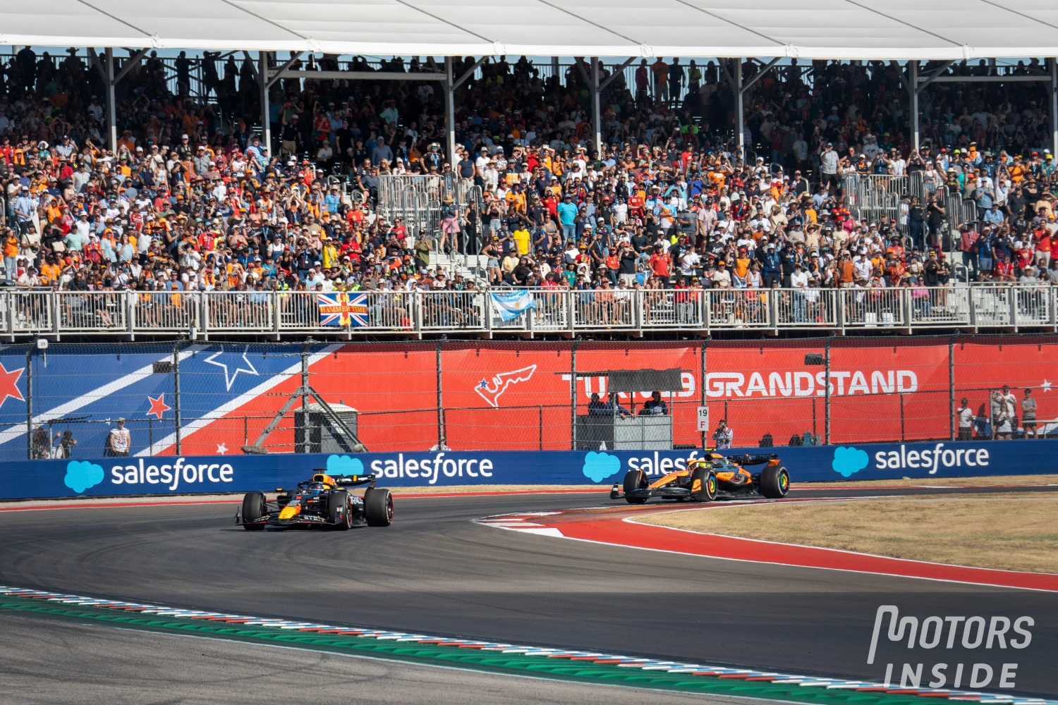 Verstappen sur sa bataille avec Norris : « J&rsquo;ai tout essayé pour le garder derrière »