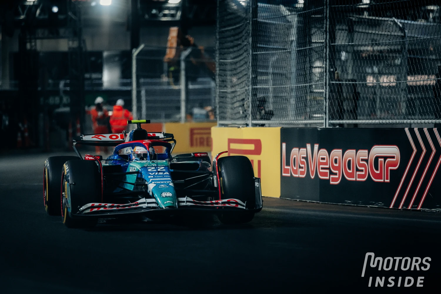 La grille de départ officielle du Grand Prix de F1 de Las vegas 2024