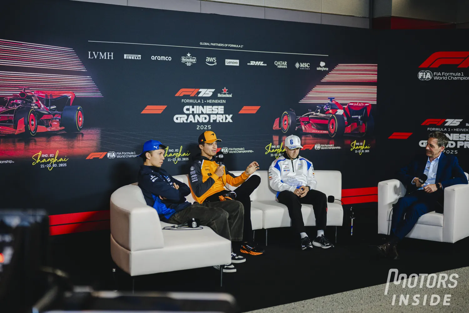La conférence de presse du jeudi du Grand Prix de Chine