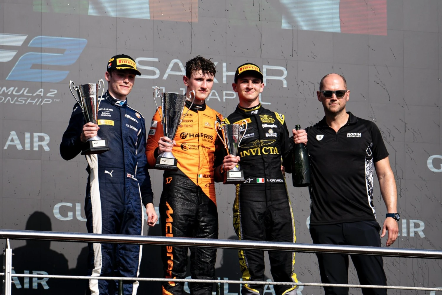 Grand Prix de Bahreïn de F2 : Alex Dunne, rookie, remporte sa première course dès son 2ème weekend