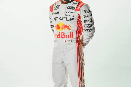 Les photos de la livrée blanche de la Red Bull RB21 pour le Japon