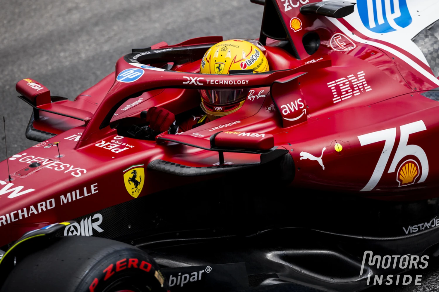 Hamilton écope de trois places de pénalité après avoir gêné Verstappen