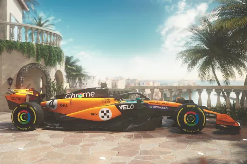 La livree speciale de McLaren pour les GP Monaco et Espagne 2025