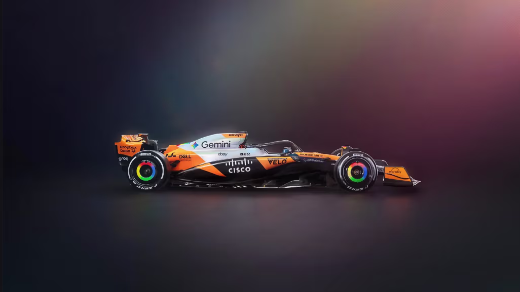 La livrée Google Gemini de McLaren © McLaren