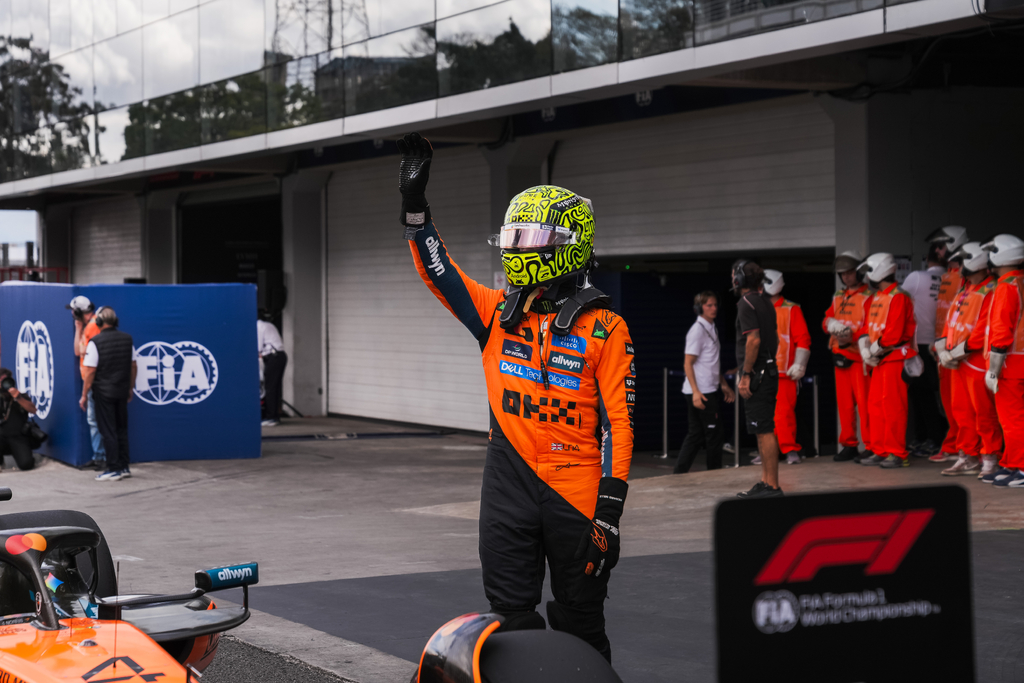 Lando Norris après sa pole : « Avec le rythme des Mercedes et de Kimi, ma confiance a clairement diminué »